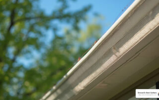 Leaf guard gutters